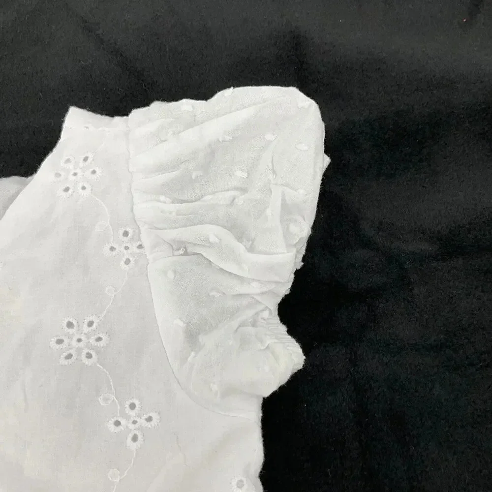 Little Girl's 2T Dresses Flutter Sleeve Eyelet Jumping Beans Wonder Nation Set